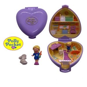 Vintage 1993 Polly and her Bunnies - Polly Pocket Pretty Bunnies - Bluebird Toys